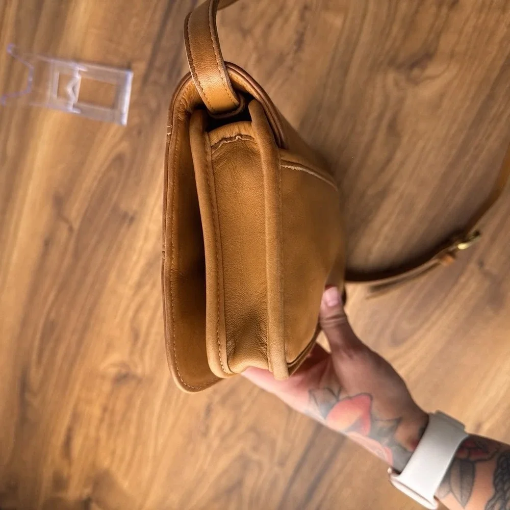 Coach Vintage Tribeca Convertible Clutch Crossbody Bag Tan M7D-9091 Made in USA